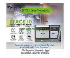 اجهزة حضور و انصراف في اسكندرية  EFACE 10 BY ZKTECO Eface 10