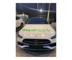 مرسيدس C200 AMG Line موديل 2024 – سقف بانوراما حالة الزيرو كاميرا 360° تحكم كهربائي في مقاعد السائق